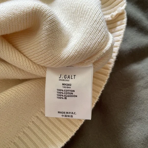 John Galt Cropped Polo Sweater Tank - Picture 4 of 5